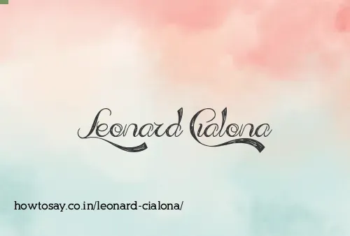 Leonard Cialona