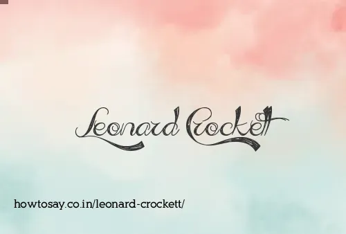 Leonard Crockett