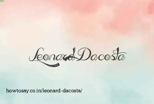 Leonard Dacosta