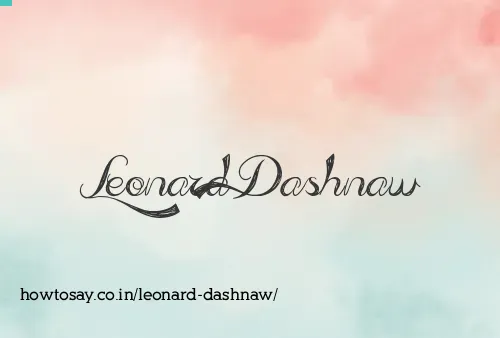Leonard Dashnaw