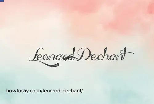 Leonard Dechant