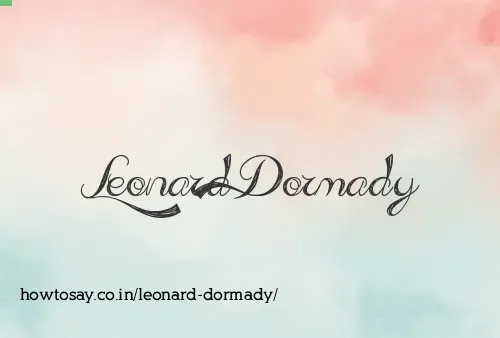 Leonard Dormady