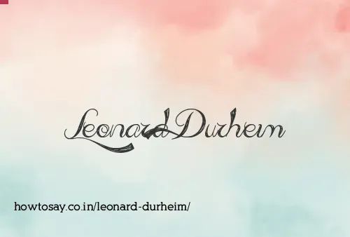 Leonard Durheim