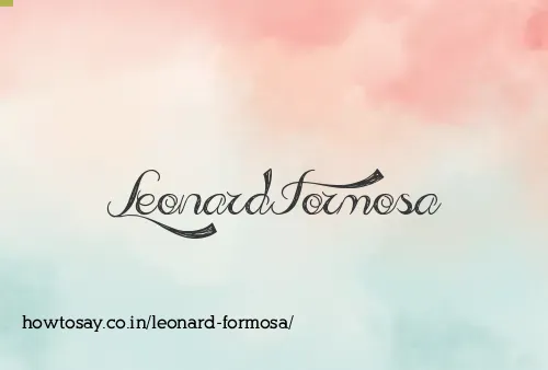 Leonard Formosa