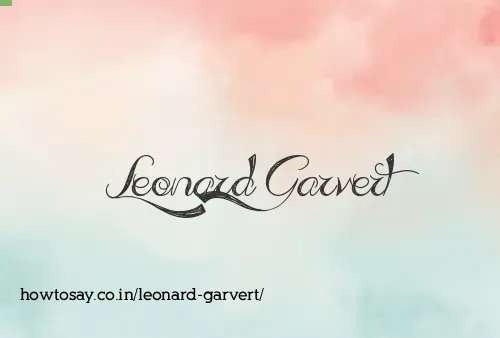 Leonard Garvert