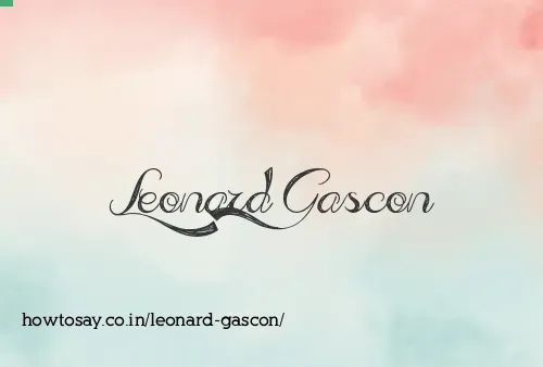 Leonard Gascon
