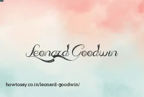 Leonard Goodwin