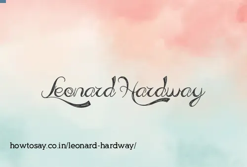 Leonard Hardway