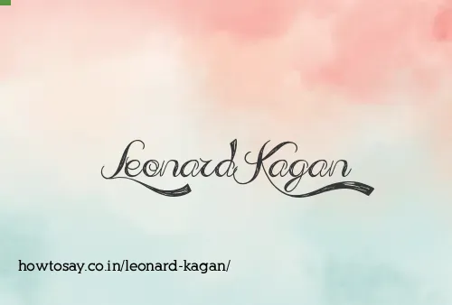 Leonard Kagan
