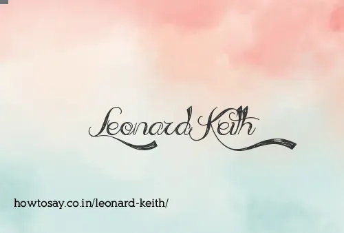 Leonard Keith