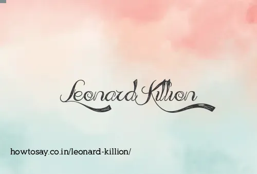 Leonard Killion