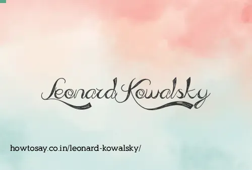 Leonard Kowalsky