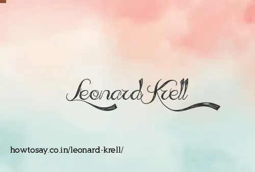 Leonard Krell