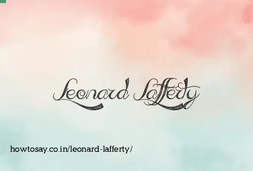 Leonard Lafferty