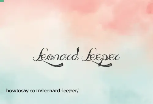 Leonard Leeper
