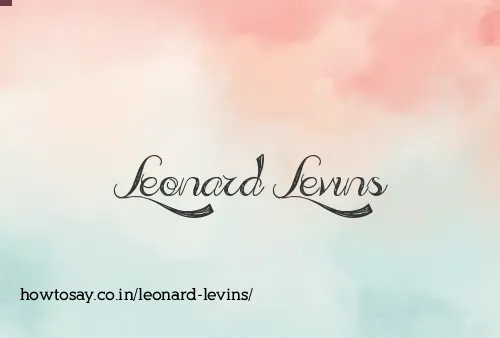 Leonard Levins