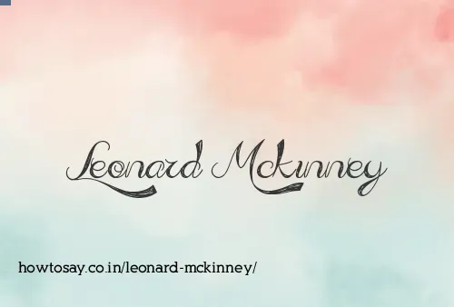 Leonard Mckinney