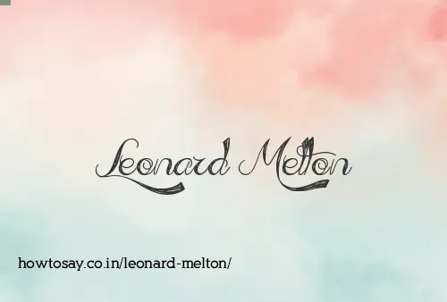 Leonard Melton