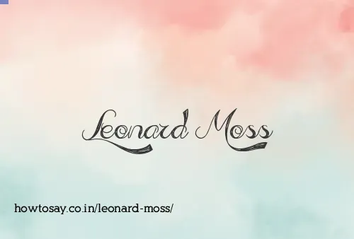 Leonard Moss