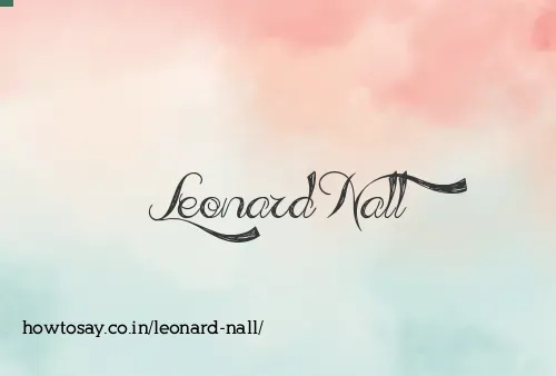 Leonard Nall