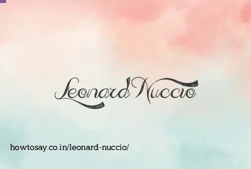 Leonard Nuccio