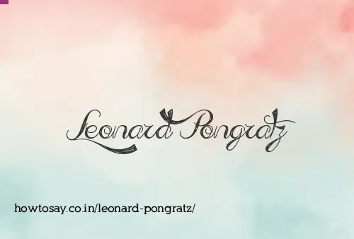 Leonard Pongratz