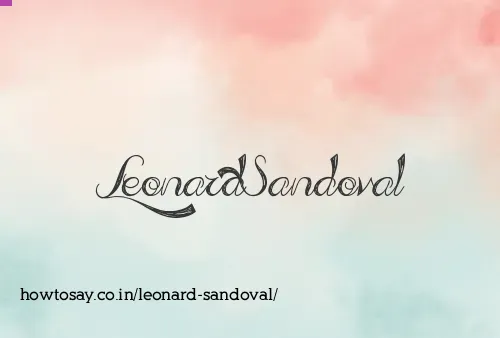Leonard Sandoval