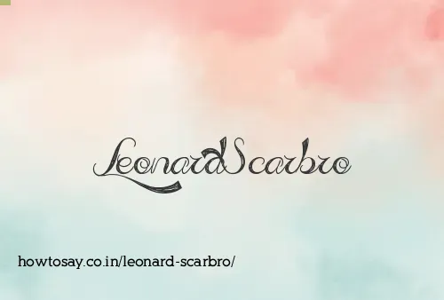 Leonard Scarbro