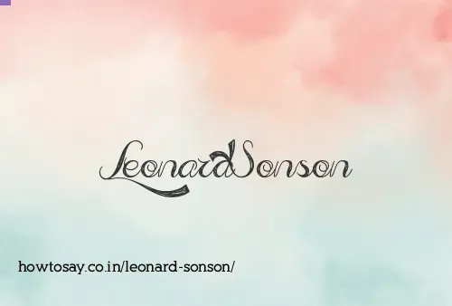 Leonard Sonson
