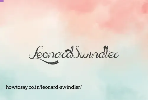 Leonard Swindler