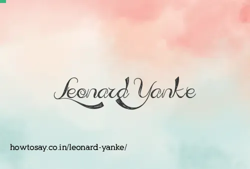 Leonard Yanke