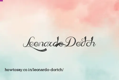 Leonardo Dortch