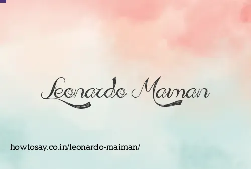 Leonardo Maiman