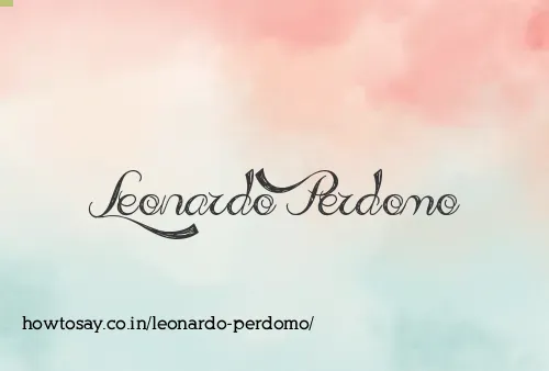 Leonardo Perdomo