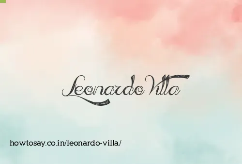 Leonardo Villa