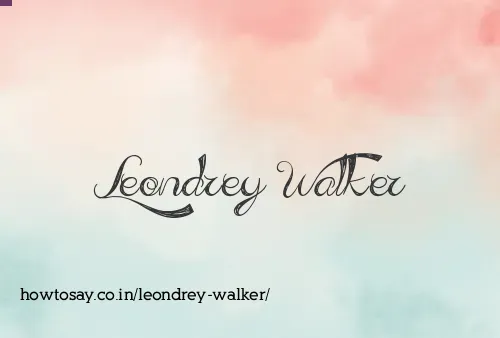 Leondrey Walker