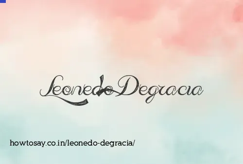 Leonedo Degracia