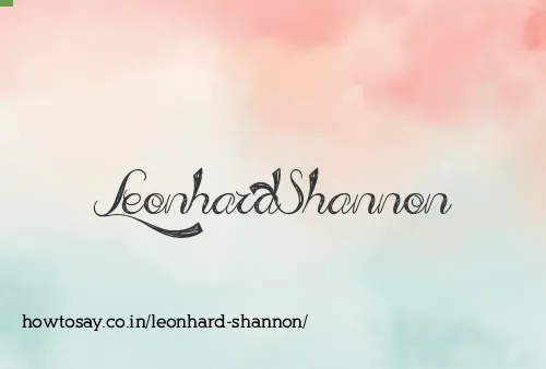 Leonhard Shannon