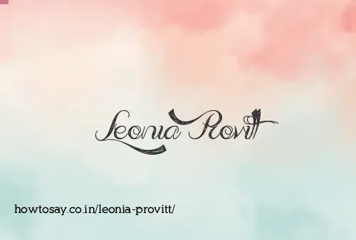 Leonia Provitt