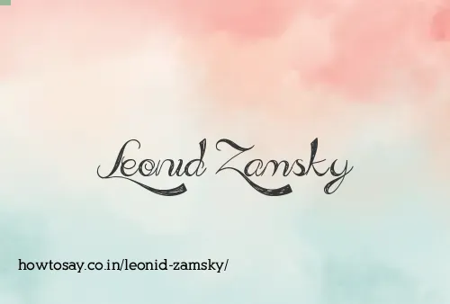 Leonid Zamsky