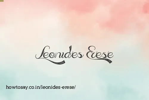 Leonides Erese