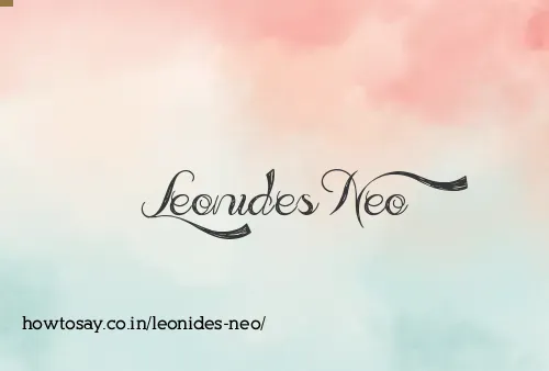 Leonides Neo