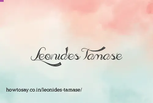 Leonides Tamase