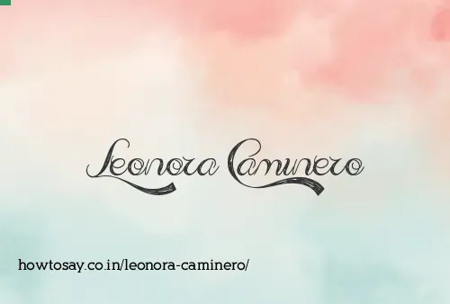 Leonora Caminero