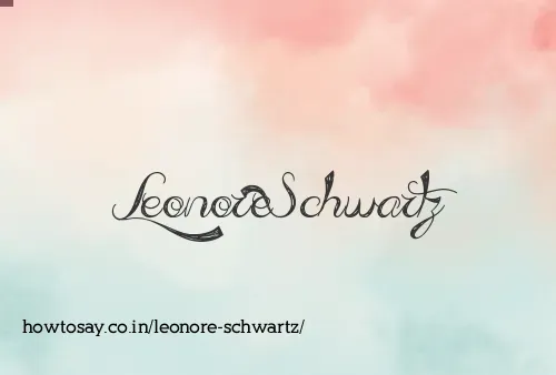 Leonore Schwartz