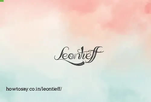 Leontieff
