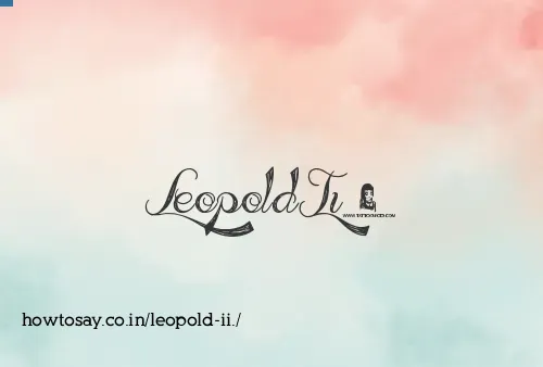 Leopold Ii.
