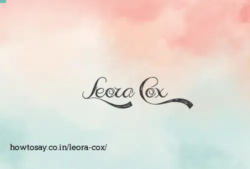Leora Cox