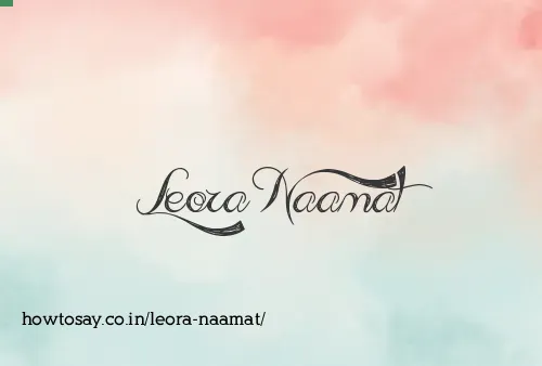Leora Naamat