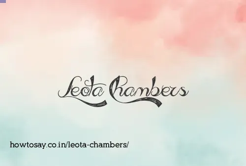 Leota Chambers